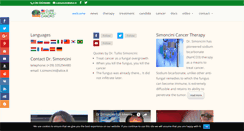 Desktop Screenshot of curenaturalicancro.com