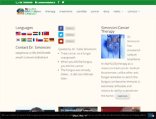 Tablet Screenshot of curenaturalicancro.com